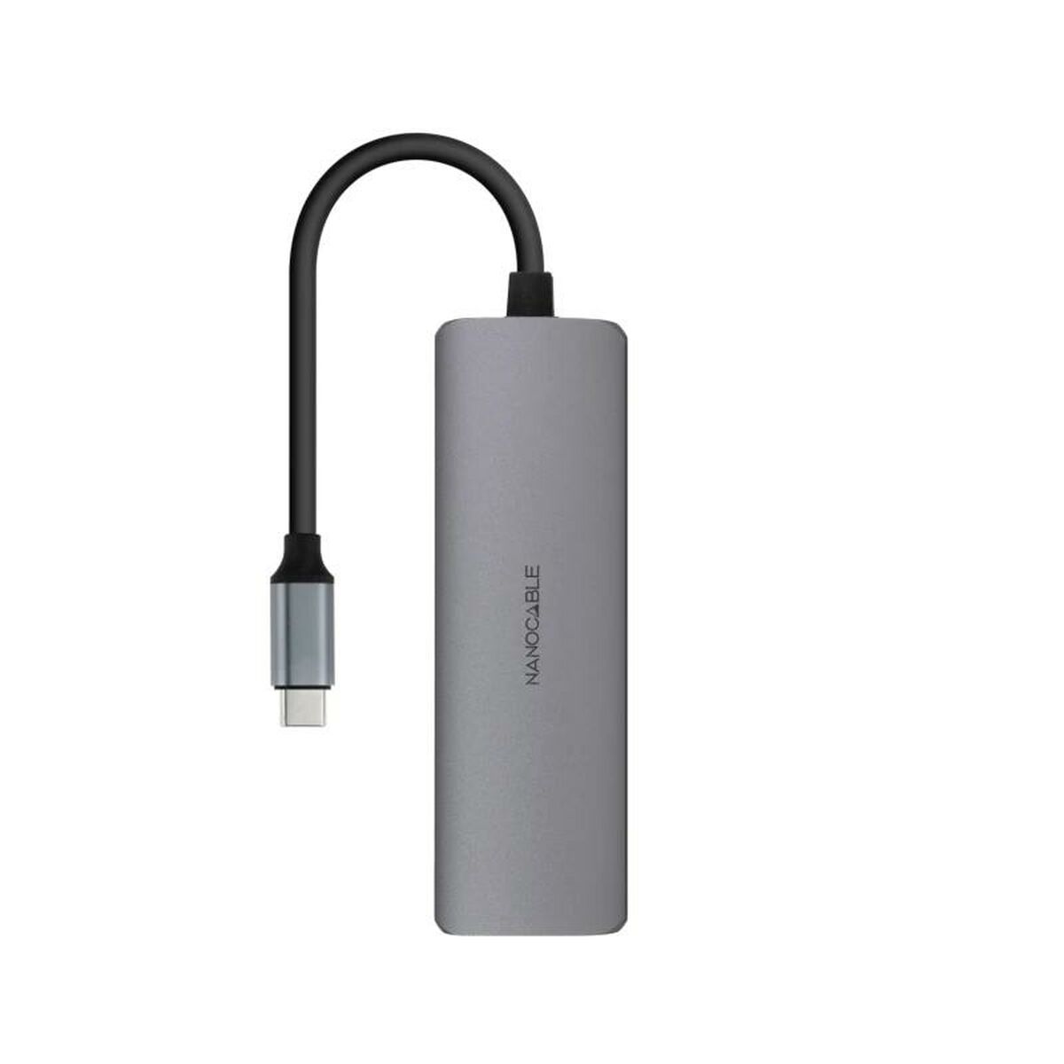 Hub USB-C NANOCABLE 3 Porte USB-A + HDMI + USB-C PD Grigio