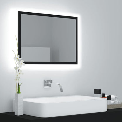 Specchio da Bagno LED vidaXL con Illuminazione a Parete