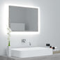 Specchio da Bagno LED vidaXL con Illuminazione a Parete