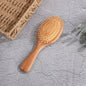 Pettine Massaggiante in Bambù Naturale per Capelli e Cuoio Capelluto