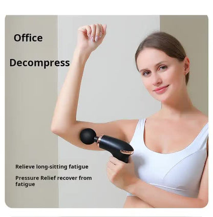 Pistola Massaggiante NNEDSZ Nera - 6 Velocità con 4 Testine Professionali