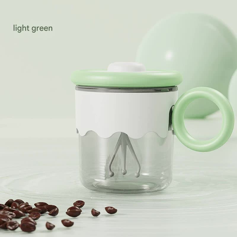 Tazza Caffè Automescolante 400ml Verde - USB-C Ricaricabile 5000RPM