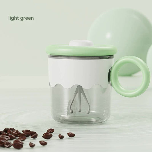 Tazza Caffè Automescolante 400ml Verde - USB-C Ricaricabile 5000RPM