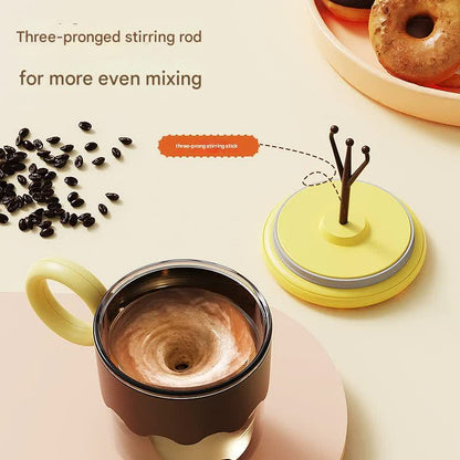 Tazza Caffè Automescolante 400ml Verde - USB-C Ricaricabile 5000RPM