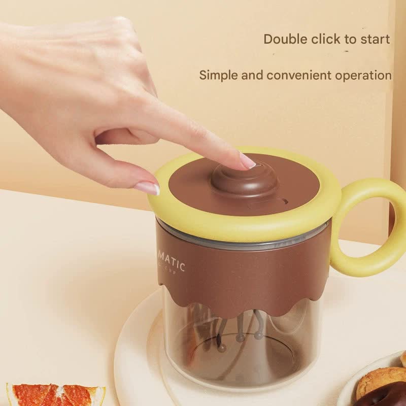 Tazza Caffè Automescolante 400ml Verde - USB-C Ricaricabile 5000RPM